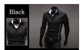 Camisa social slim preta
